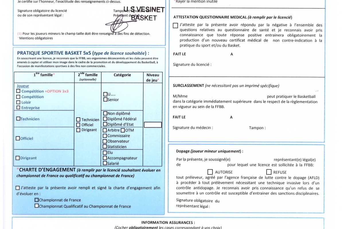 Inscriptions le 30 Juin à Matalou