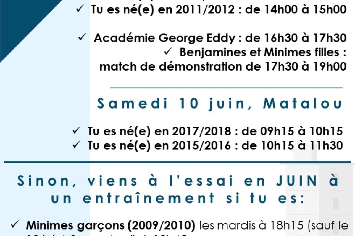 Journées portes ouvertes JUIN 2023